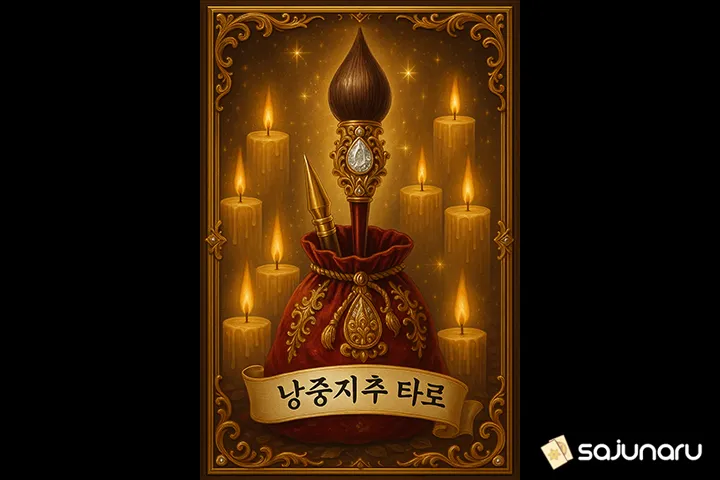 사주나루 낭중지추