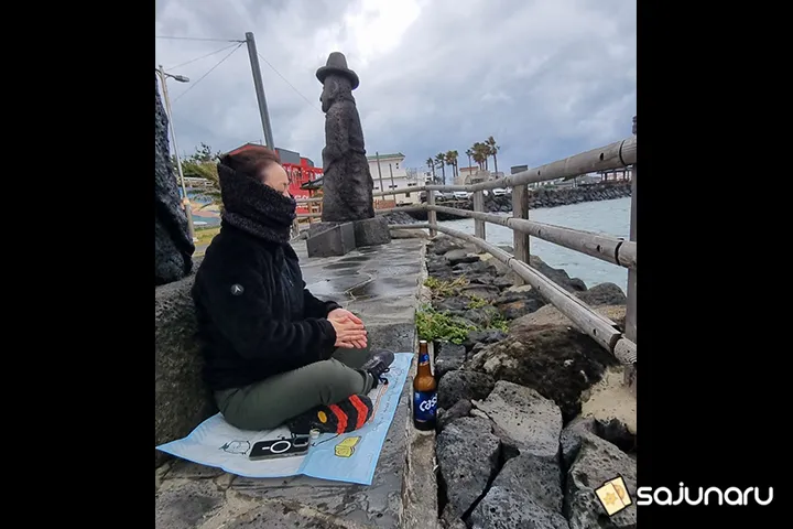 사주나루 꽃사슴